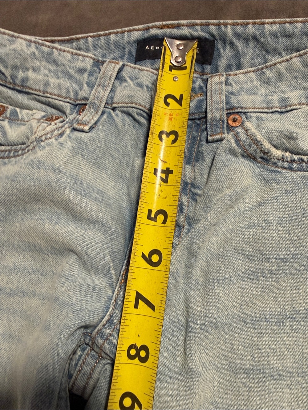Aeropostale Light Blue Straight Leg Women's Jeans kit girl - Picture 6 of 7